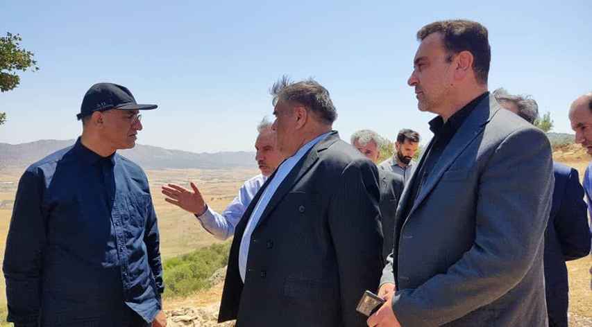 حضور مدیرعامل سازمان همیاری شهرداری‌های استان کرمانشاه در بازدید استاندار از پروژه‌های عمرانی و زیرساختی اربعین در مناطق غربی استان