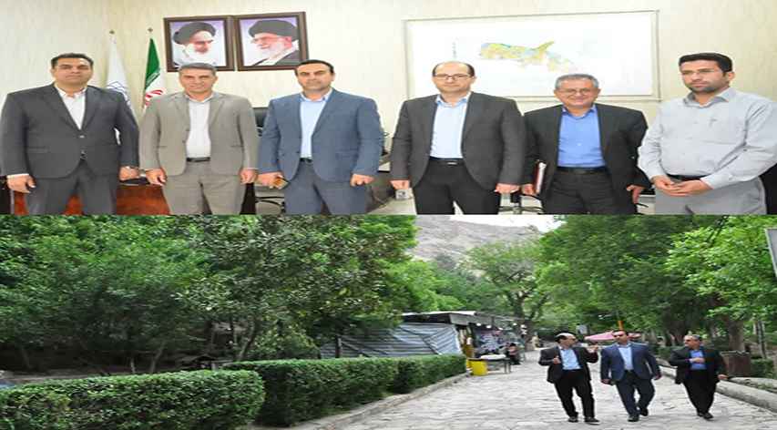 بازدید مدیرعامل سازمان همیاری از شهرداری صحنه و منطقه گردشگری سراب صحنه