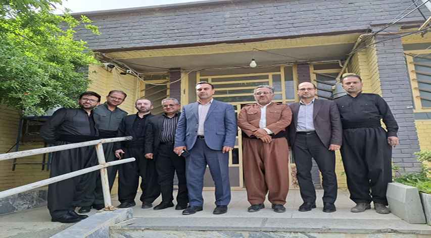 بازدید مدیرعامل سازمان همیاری شهرداری‌های استان کرمانشاه از شهرداری ثلاث باباجانی