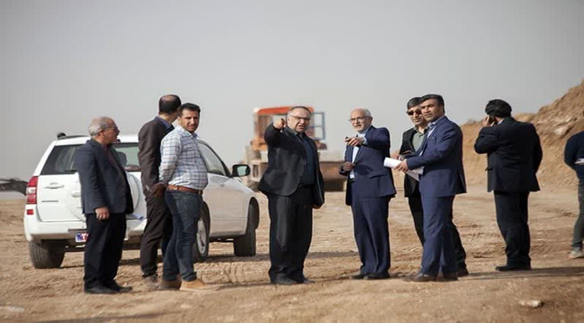 بازدید دکتر مصری و مهندس الماسی از پروژه ۱۰۳ هکتاری بلوردی