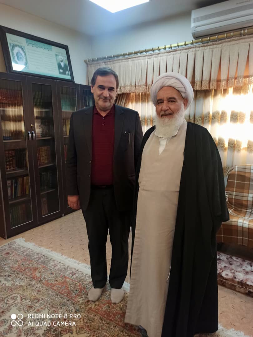 دیدار مدیر عامل سازمان با حضرت آیت ا... علما نماینده ولی فقیه در استان و امام جمعه کرمانشاه  