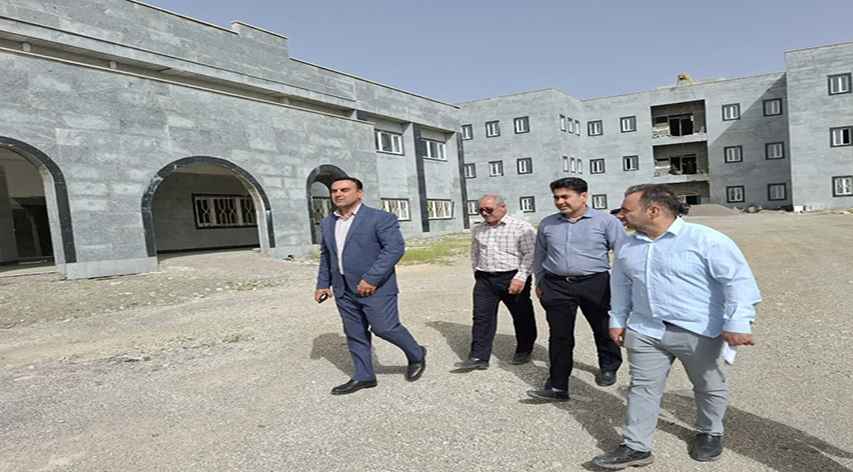 بازدید مدیرعامل سازمان همیاری شهرداری‌های استان کرمانشاه از پروژه ساختمان هنگ مرزی و آسایشگاه ثلاث باباجانی