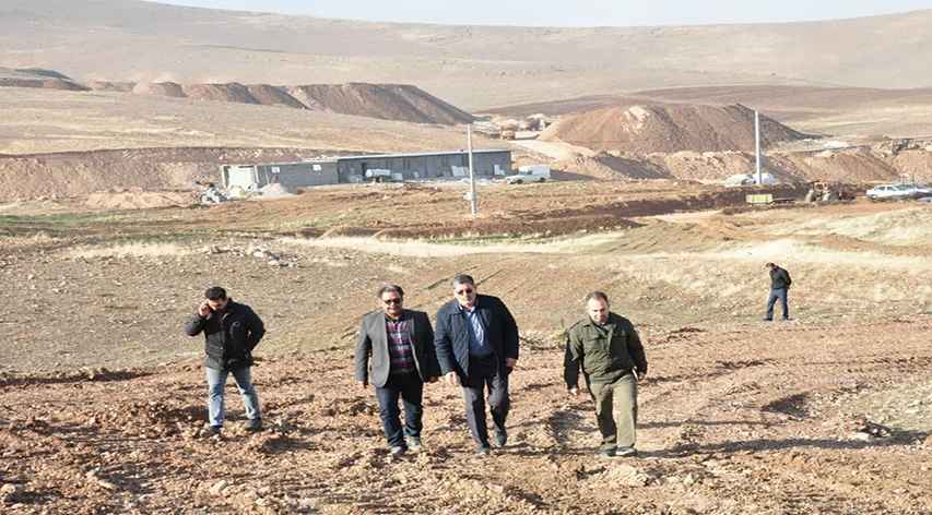 بازدید مهندس شهریار نیری از پروژه خاکبرداری سیاه کمر مسکن ملی جوانان