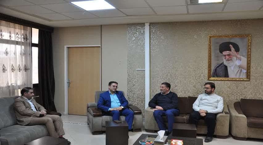 دیدار شهردار کنگاور با مدیرعامل سازمان همیاری شهرداری‌های استان کرمانشاه